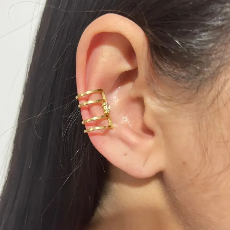 Piercing Fake 4 Voltas Zircônia