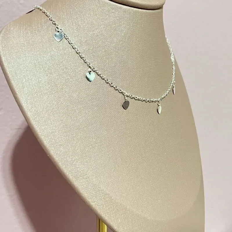 Choker Corações Chapinha