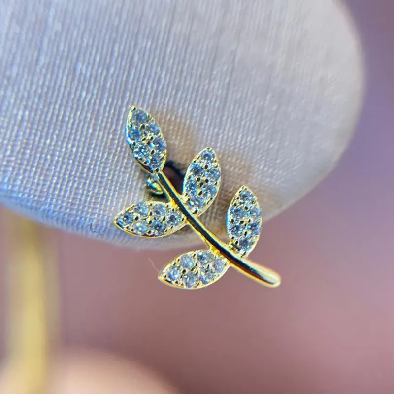 Brinco Ear Cuff Folha