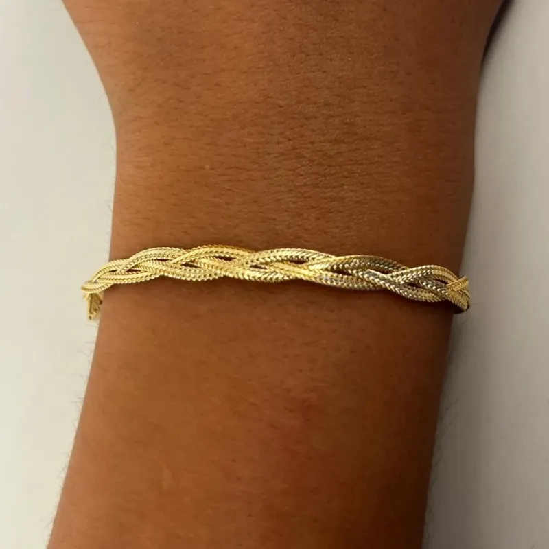 Pulseira Trançada Salamandra