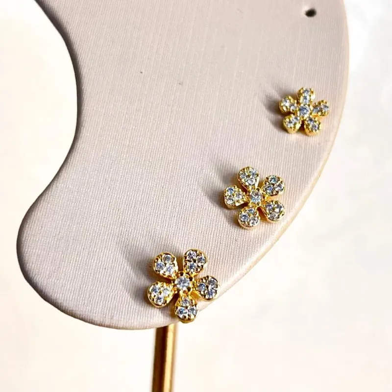 Brinco Trio Florzinha