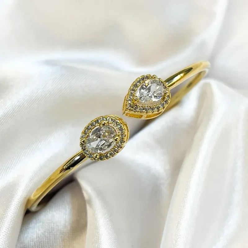 Bracelete Oval e Gota