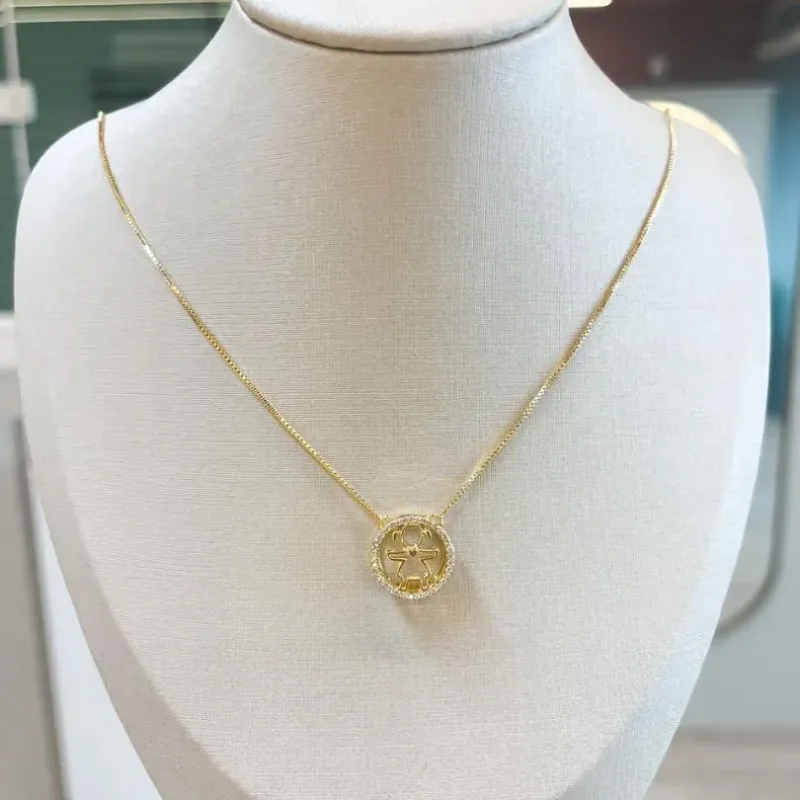 Colar Menina Circulo
