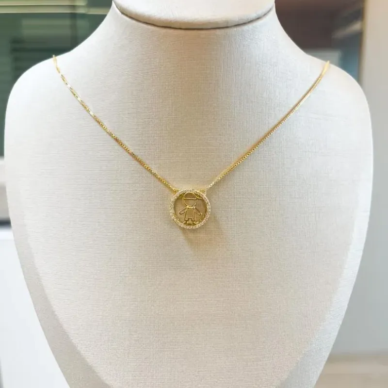 Colar Menino Circulo