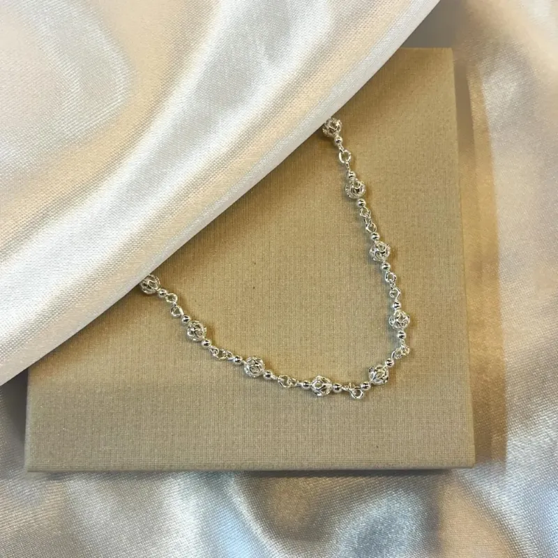 Pulseira Bolinhas Trabalhadas