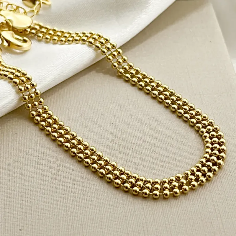 Pulseira Tripla Bolinha