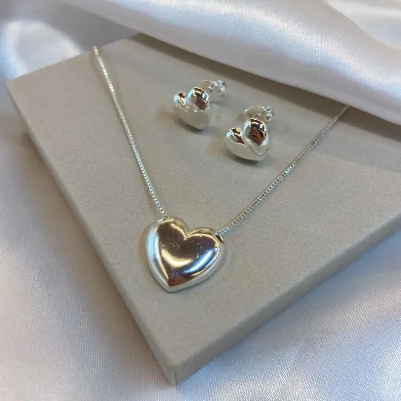 Conjunto Coração Liso