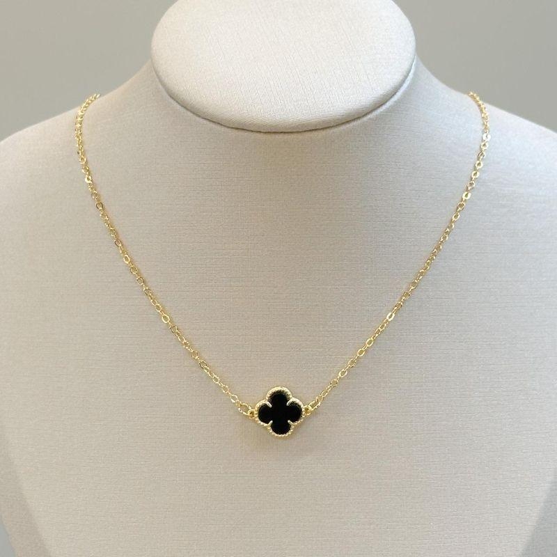 Colar Van Cleef Preto