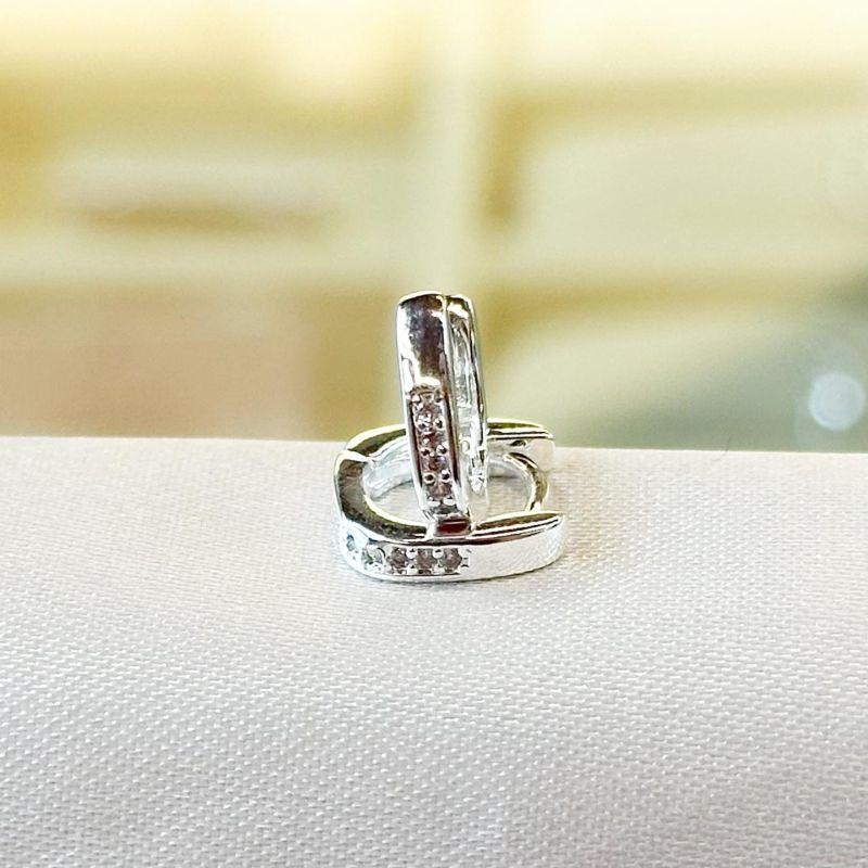 Brinco Argolinha Quadrada P