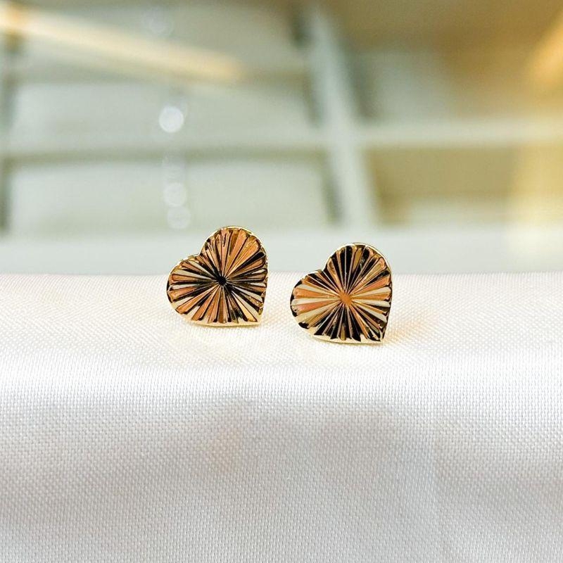 Brinco Coração Listras