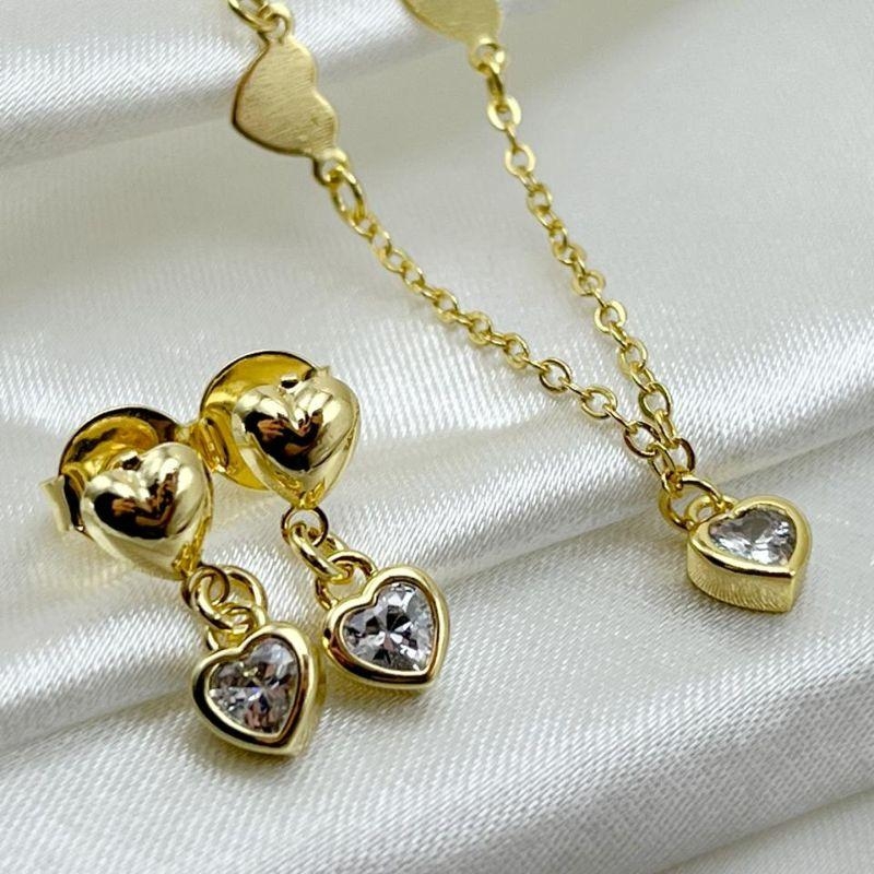 Colar do Conjunto Coraçãozinho Pendurado