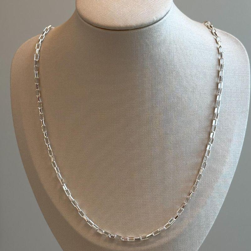 Colar Elos Retangulo P