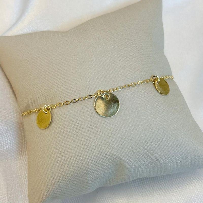 Pulseira Três Plaquinhas