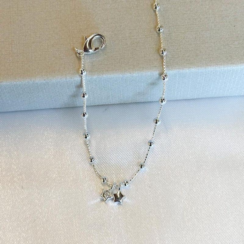 Tornozeleira Bolinhas Estrelas