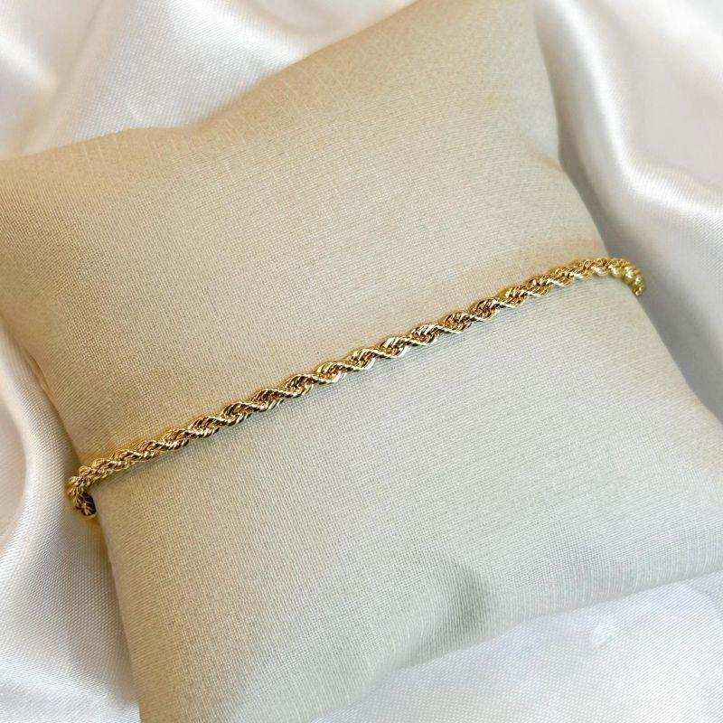 Pulseira Cordão Baiano Fino