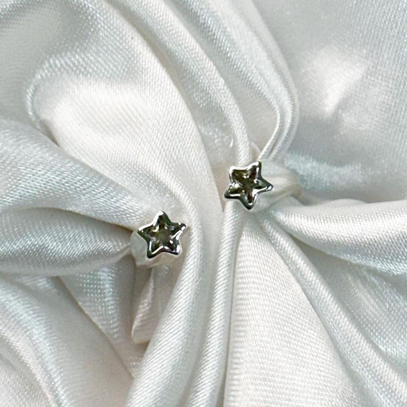 Anel Duas Estrelas na Ponta