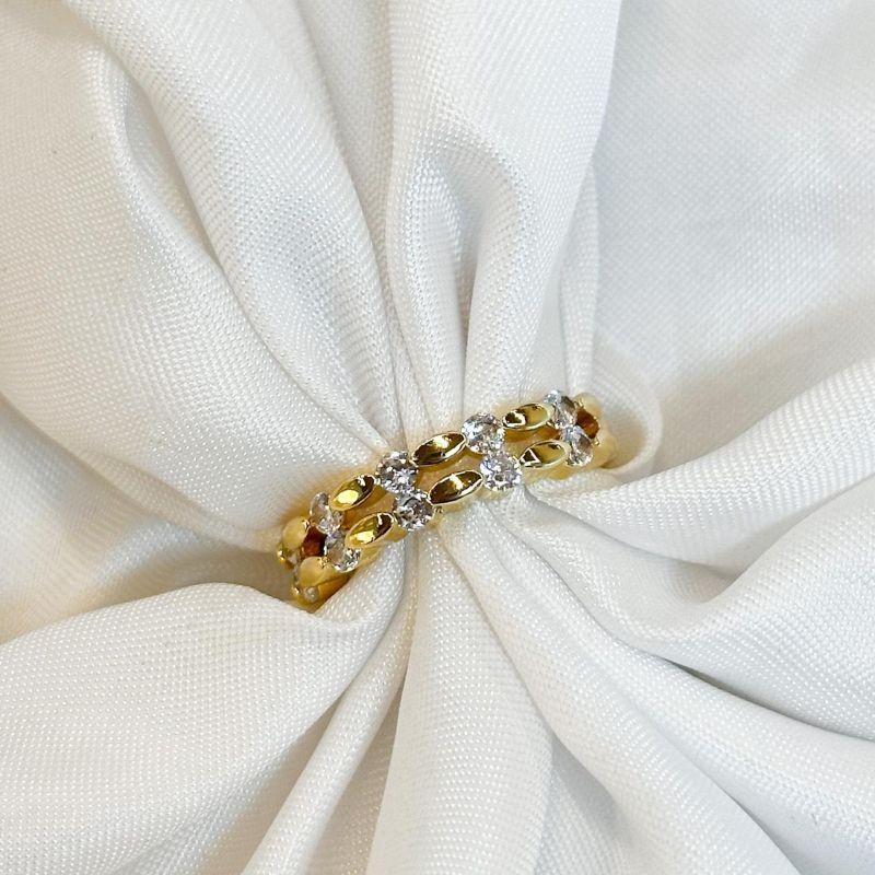 Anel Pontos em Zircônia