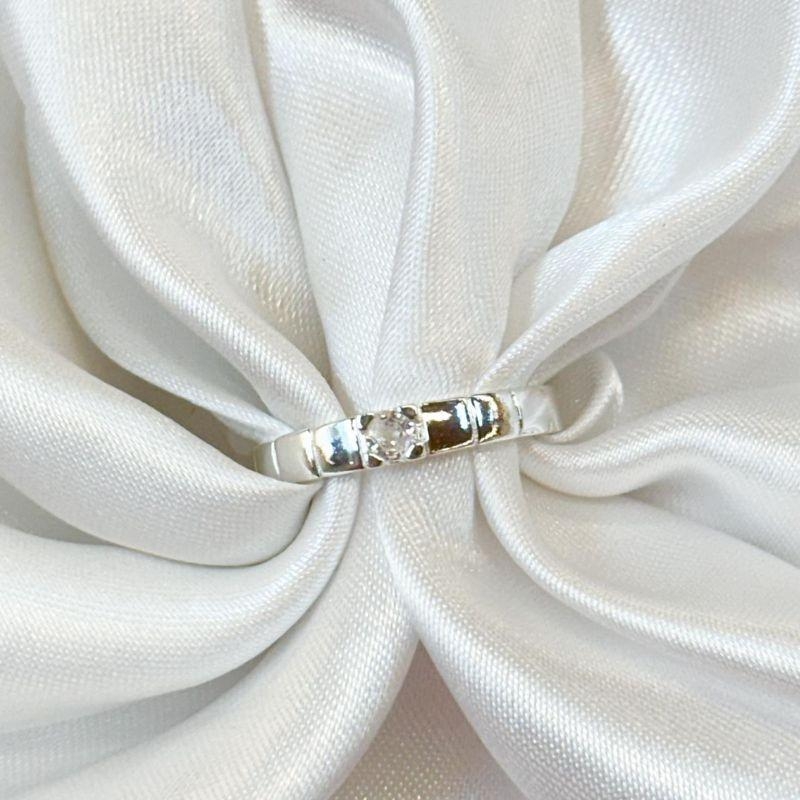 Anel Zircônia Grosso