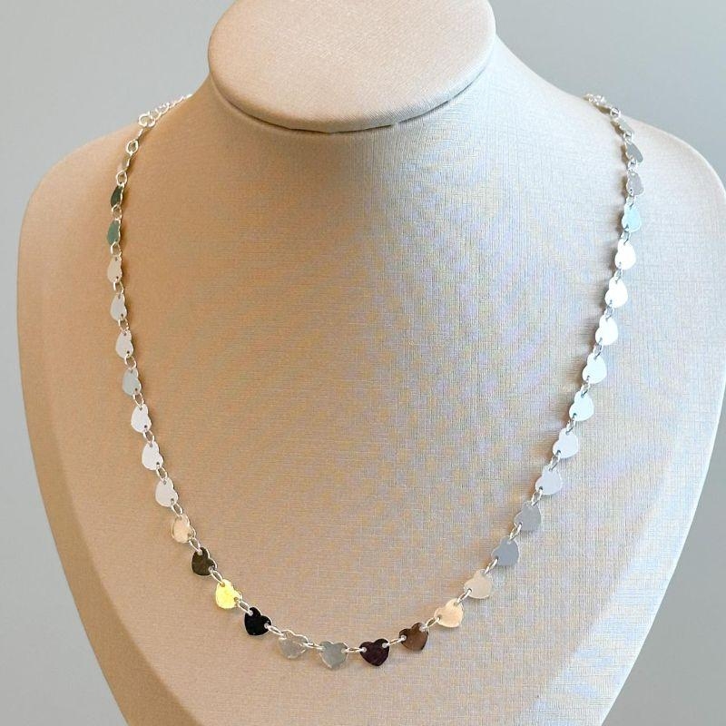 Choker Coração Plaquinha