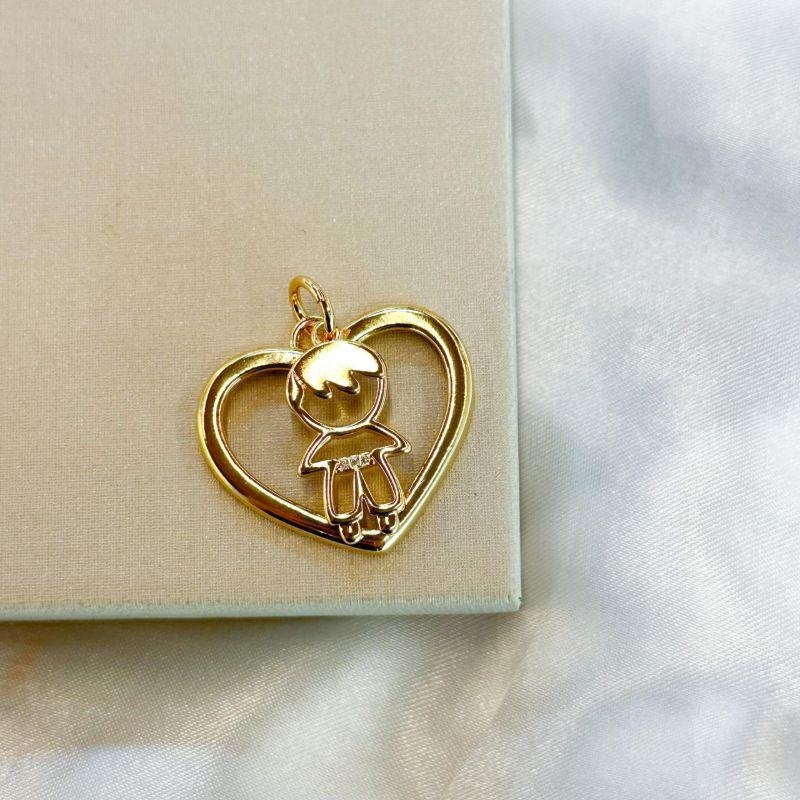 Pingente Menino Coração