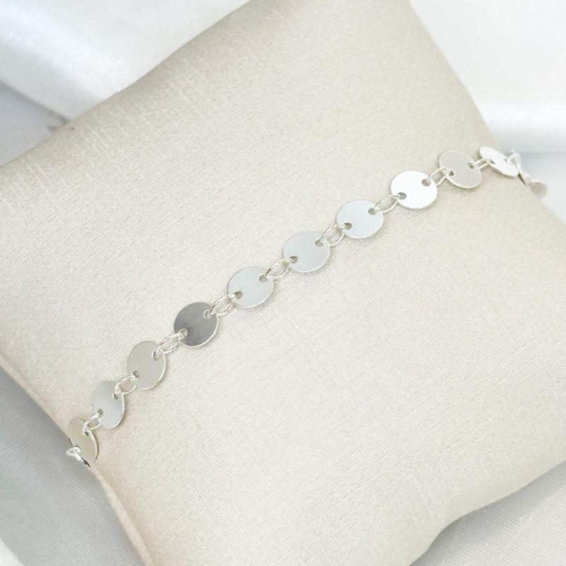 Pulseira Bolinha Chapa