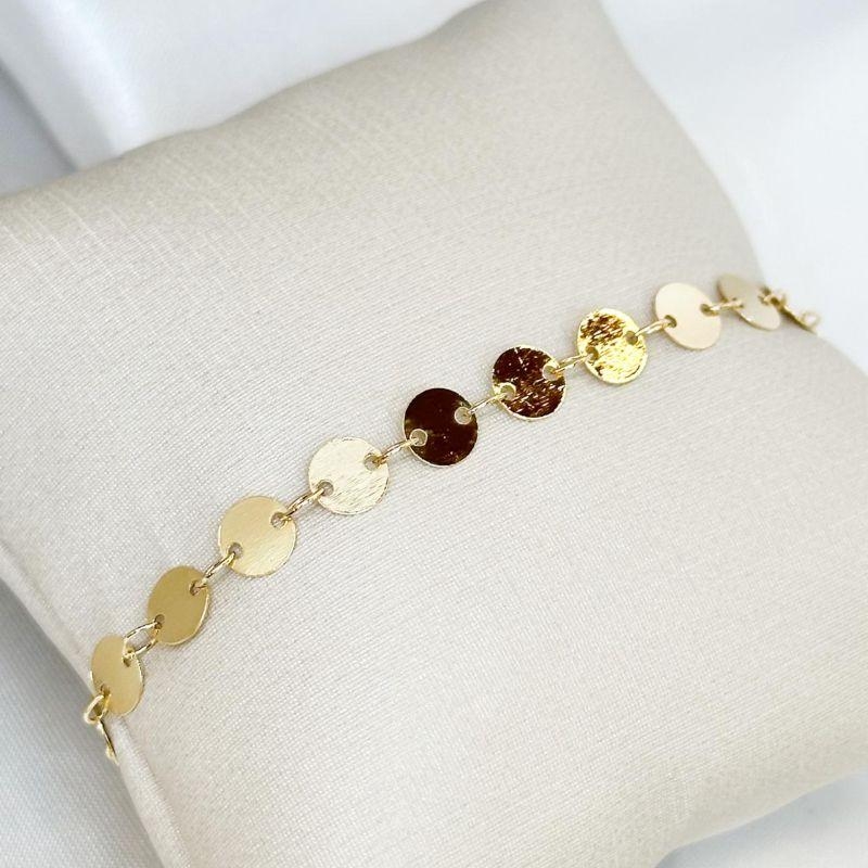 Pulseira Bolinha Chapa