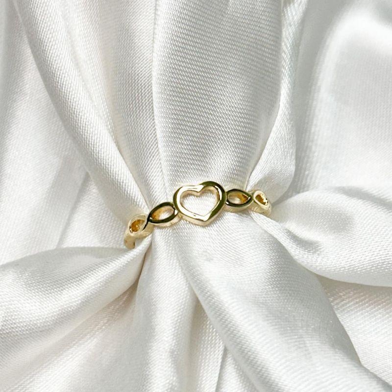 Anel Coração Inifnito