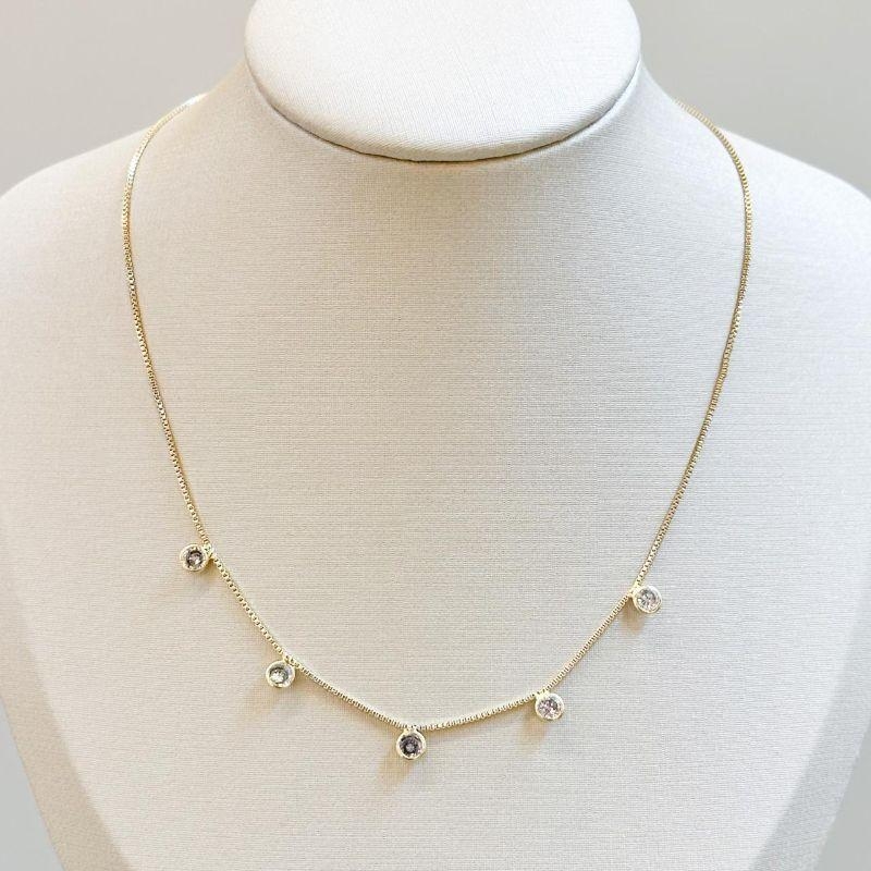 Colar Veneziana Pontos de Luz