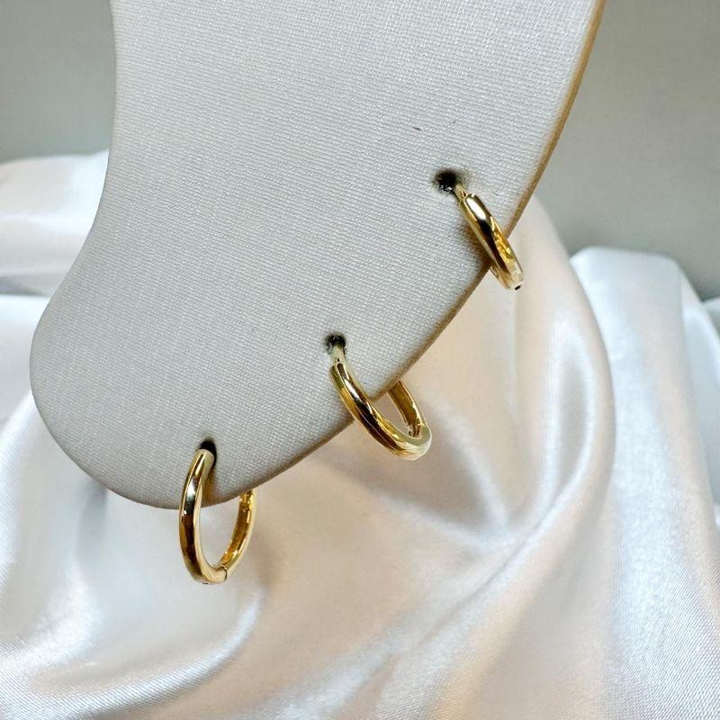 Trio Argola Fina Lisa