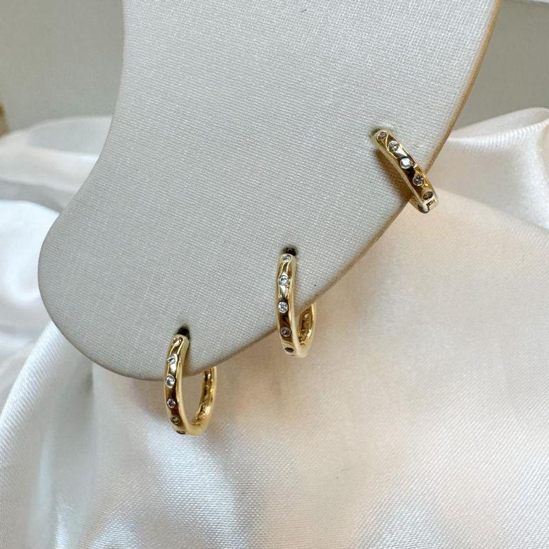 Trio Argola Pontos em Zircônia