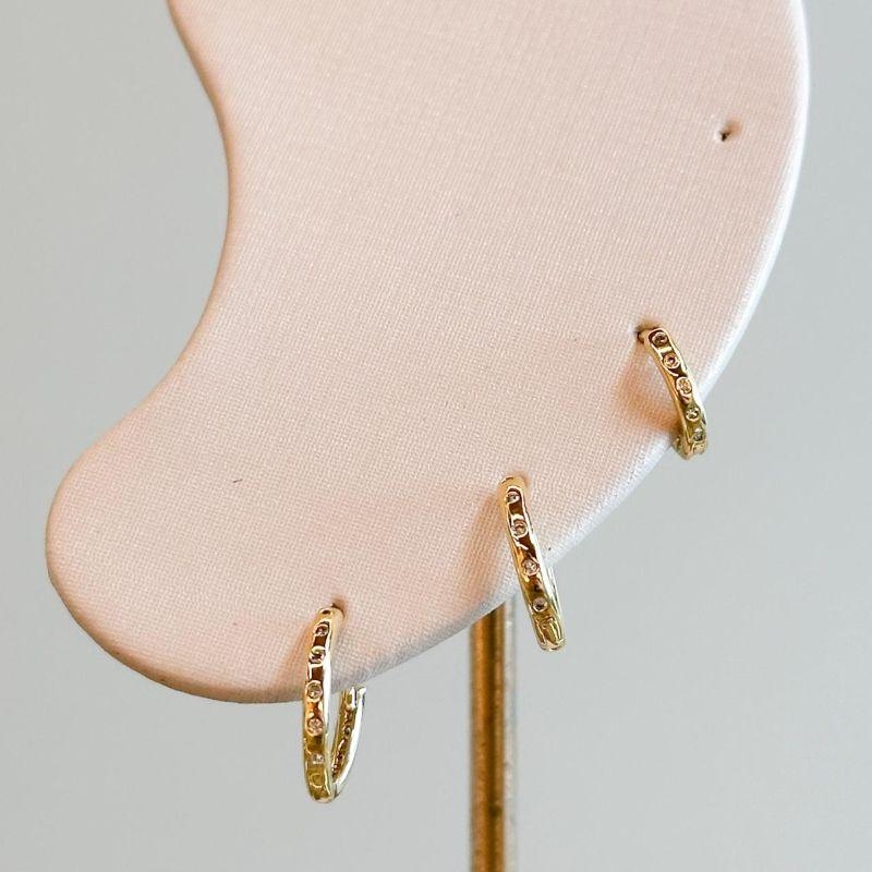 Trio Argola Pontos em Zircônia