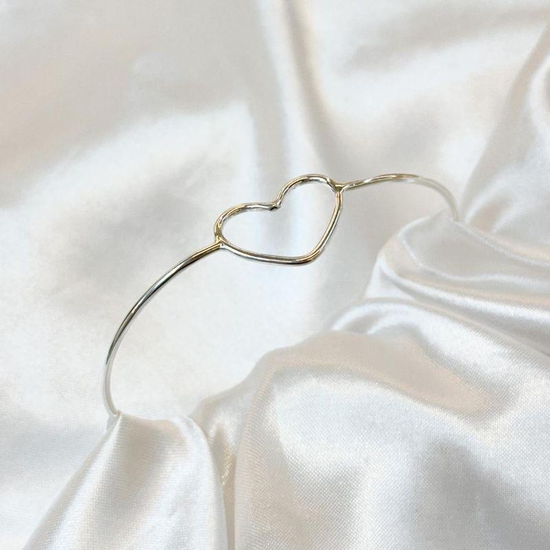 Bracelete Coração Vazado