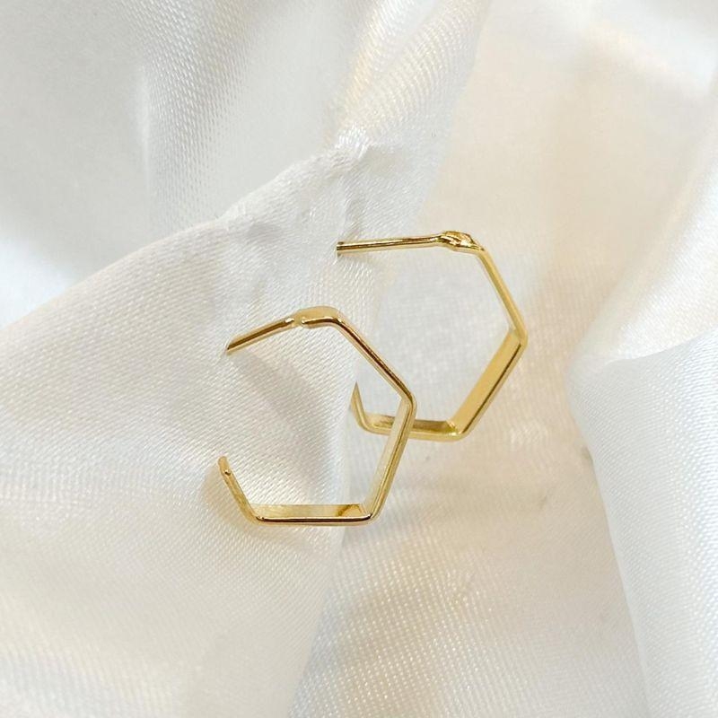Brinco Argola Geométrica