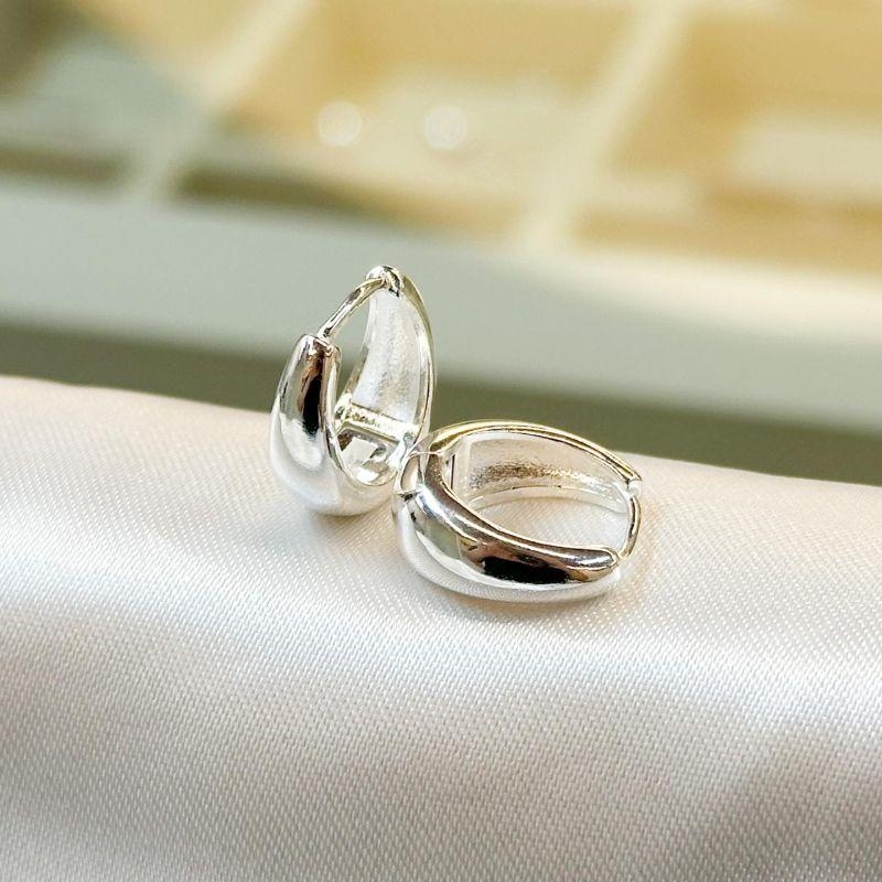 Brinco Argolinha Lisa Gota (G do Trio)