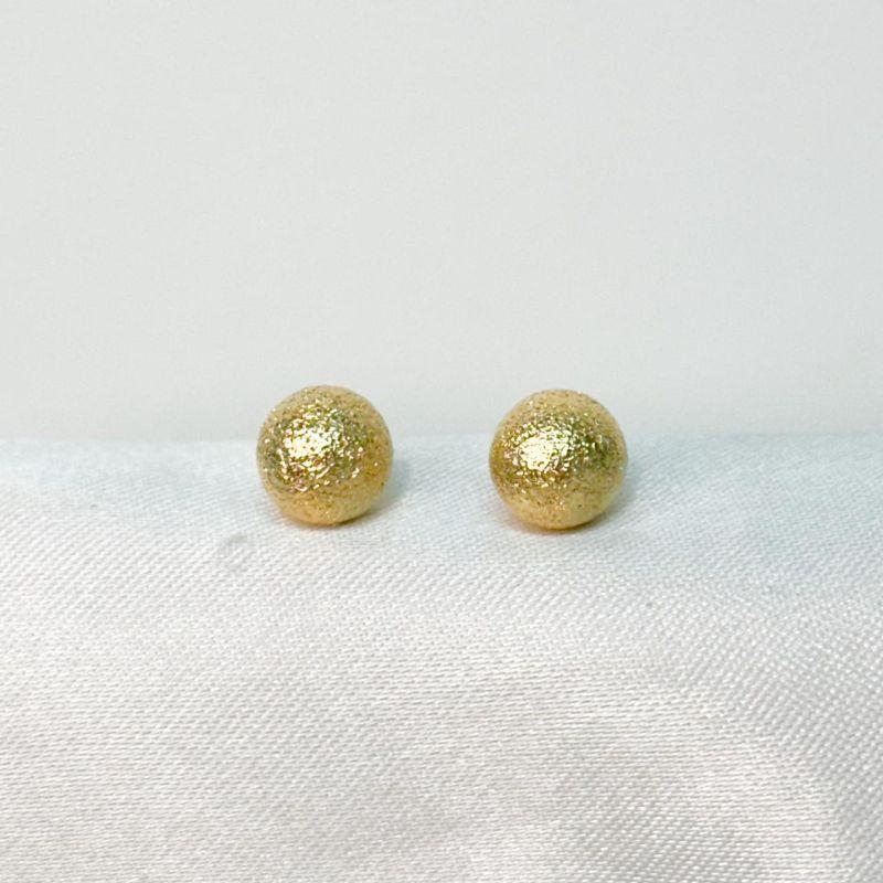 Brinco Bolinha Trabalhada G