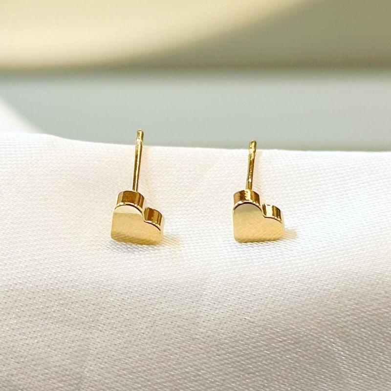 Brinco Coração Liso