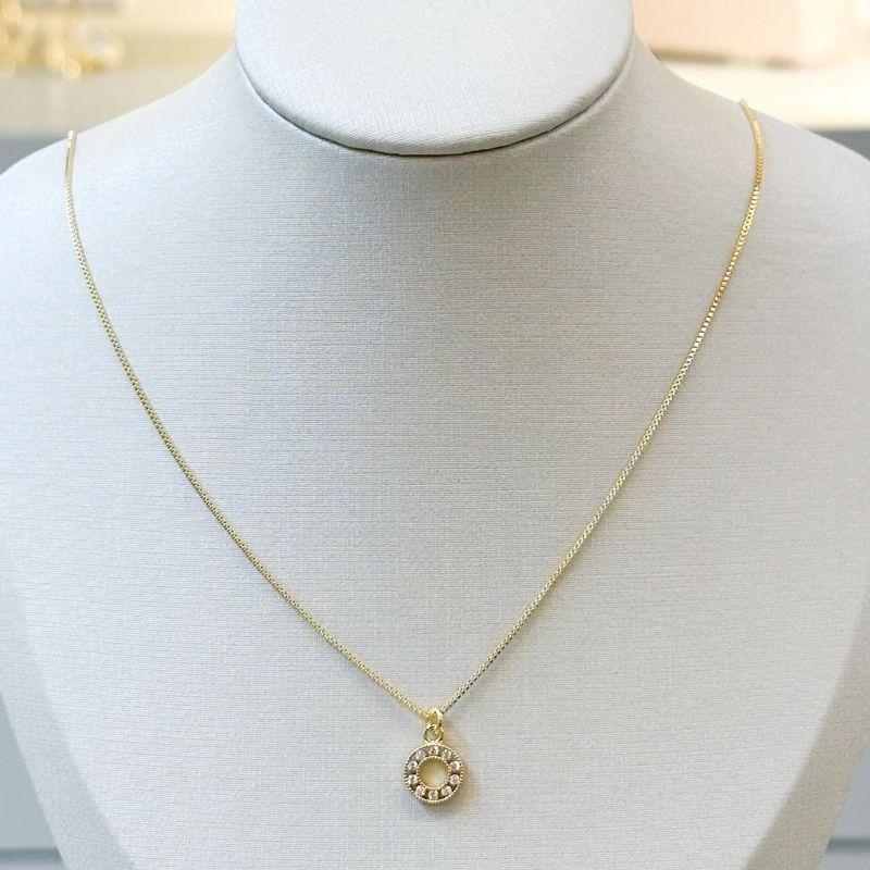 Colar Circulo Cravejado