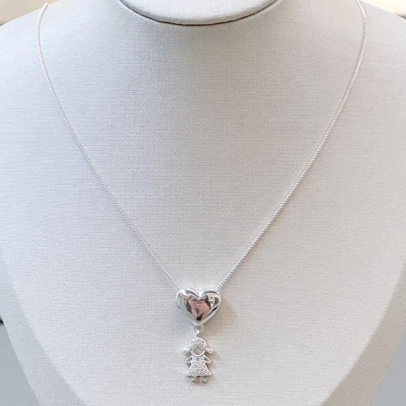 Colar Coração Filha