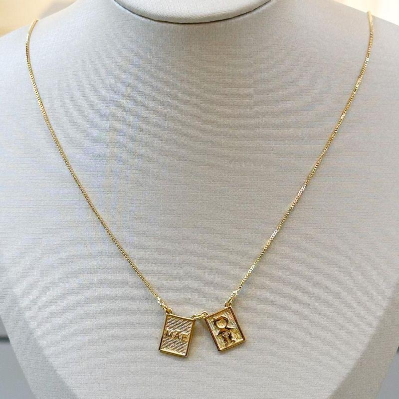 Colar Plaquinha Menino