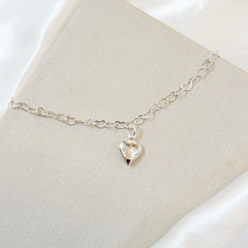 Tornozeleira Coração Zircônia