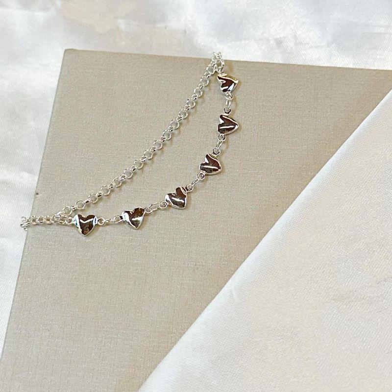 Tornozeleira Corações