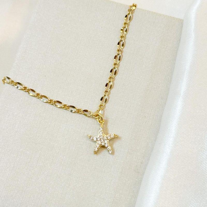 Tornozeleira Estrela Cravejada