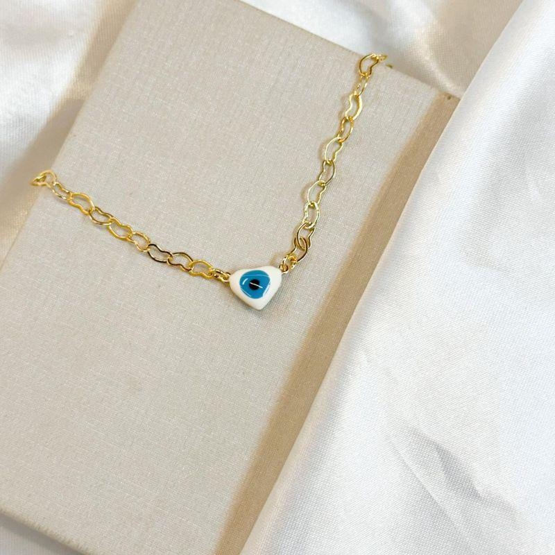 Tornozeleira Olho Grego Coração