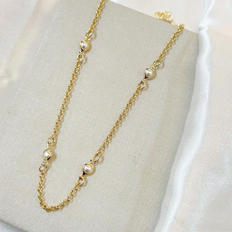 Tornozeleira Pérolas