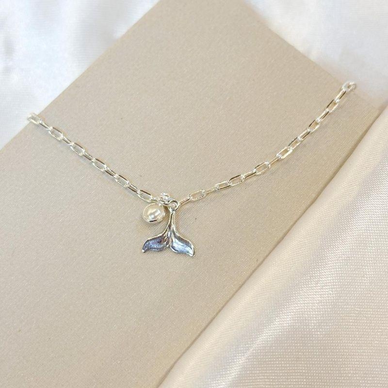 Tornozeleira Pingente Cauda de Sereia