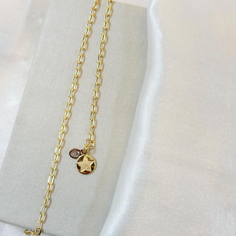 Tornozeleira Plaquinha Estrela