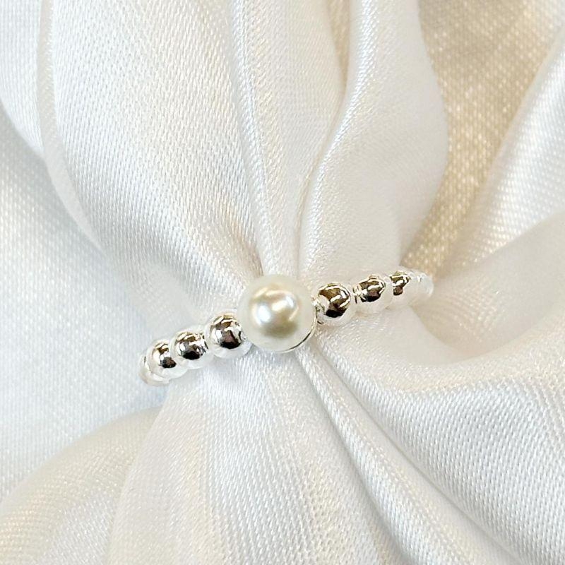 Anel Bolinhas Pérola