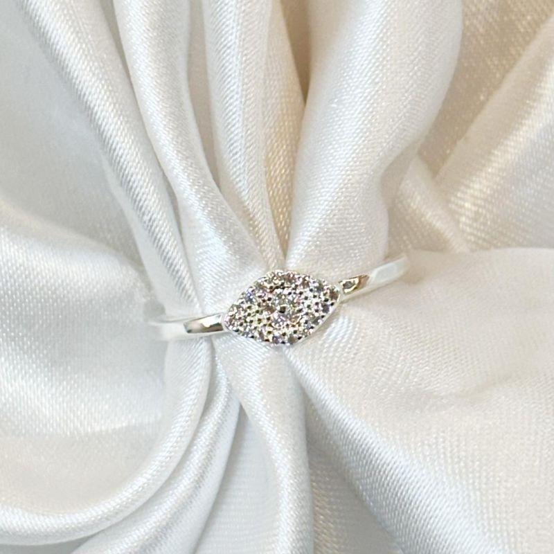 Anel Olho Grego Cristal