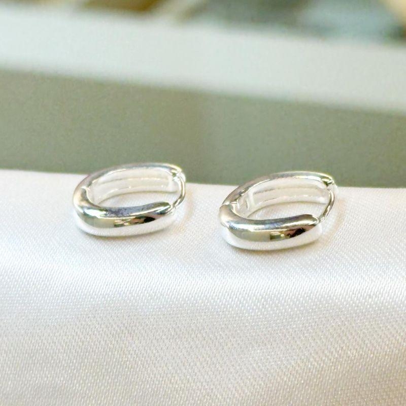 Brinco Argolinha Quadrada G