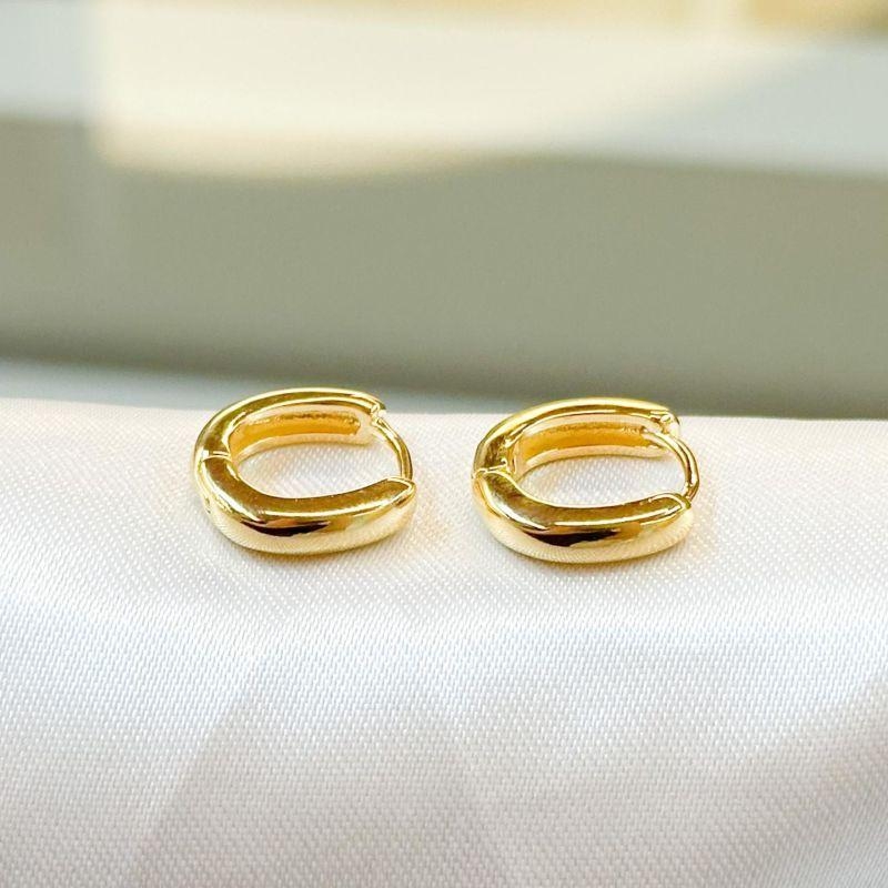 Brinco Argolinha Quadrada M